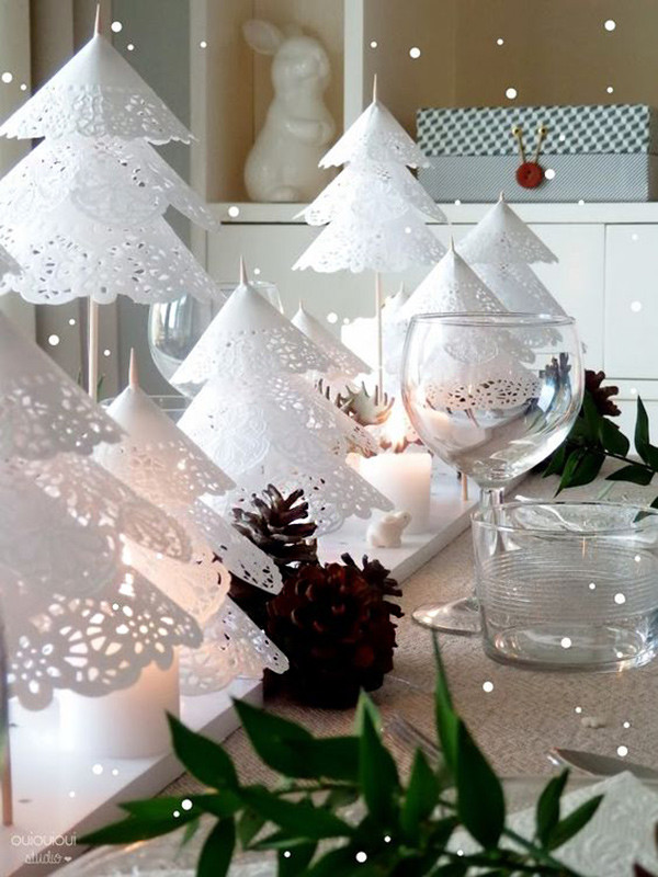 1 decoracion navidad balnco