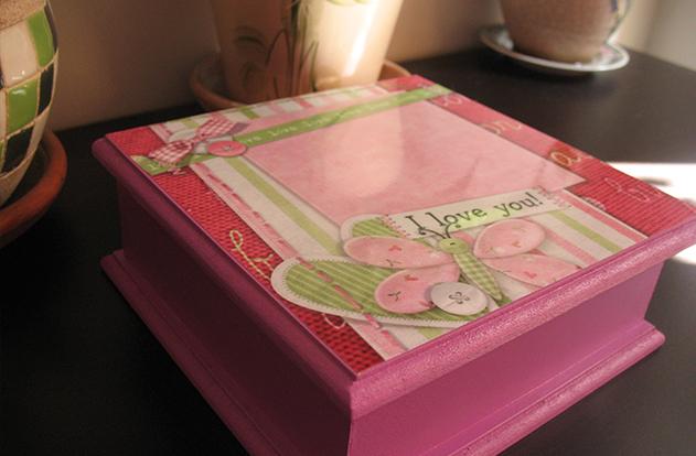 Pintura Sobre madera: Cómo decorar una caja en madera