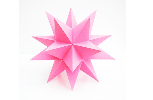 Cómo hacer una estrella 3D de papel