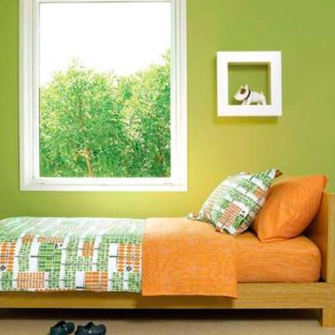 El color verde en la decoración del hogar