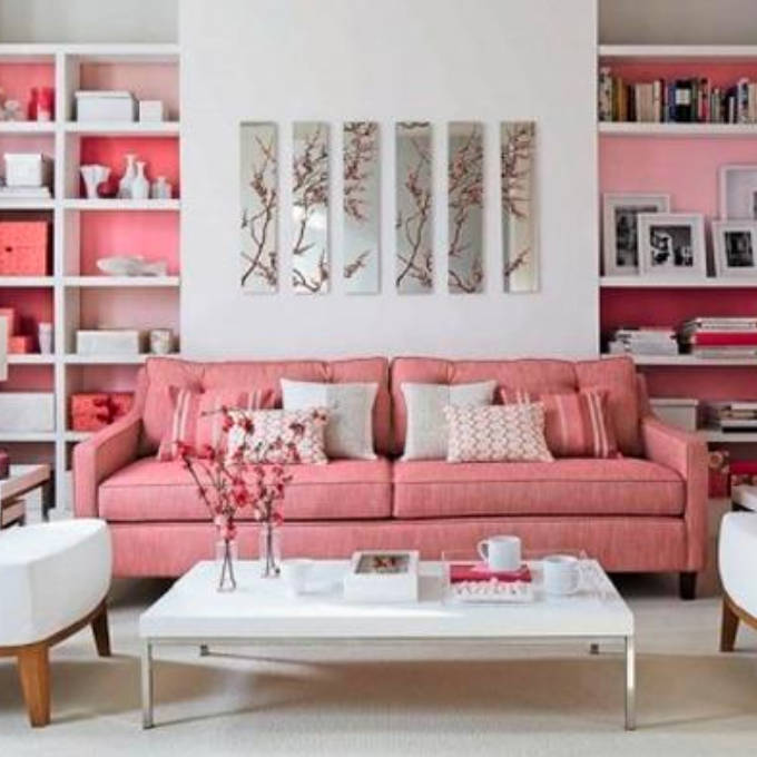 Cómo usar el color rosa para decorar
