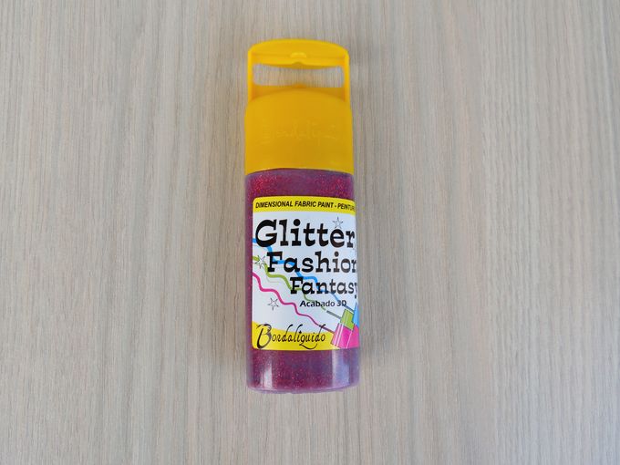 Bordeador para tela con escarcha de alto brillo Rojo