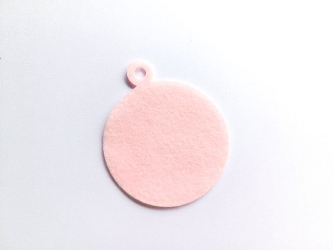 Bolas troqueladas color rosado x 10 unidades