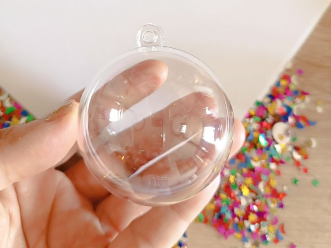 Bolas transparentes de 5 cm x 5 unidades