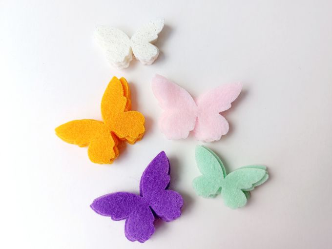 Mariposas troqueladas