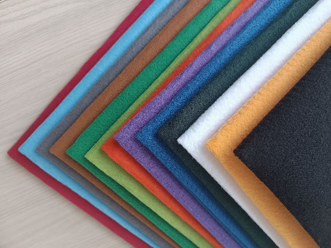 Paño lency o Fieltro de 50 x 50 cm  - Kit de 13 colores de 2 mm