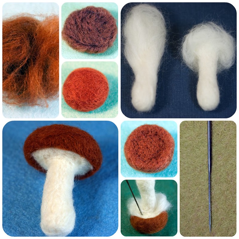 muestra de Needle felting